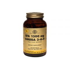 Solgar Комплекс жирных кислот 1300 мг омега 3-6-9 капс. 60шт в уп.